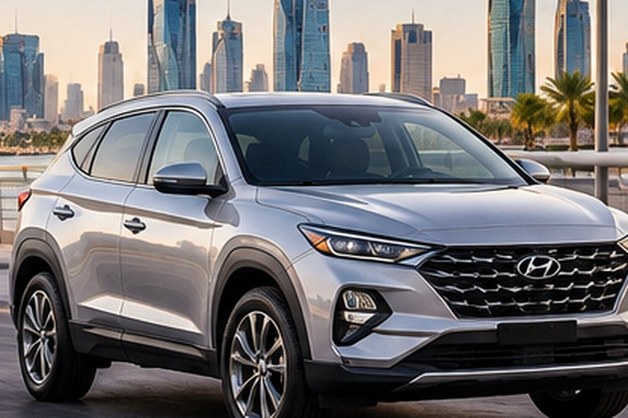 Hyundai Tucson 2024 Rear View for Rent in Riyadh in Riyadh