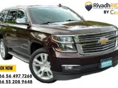Chevrolet Tahoe 2020 front view for cab service in Riyadh