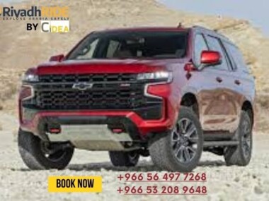 2023 Chevrolet Tahoe front view for luxury transport in Riyadh