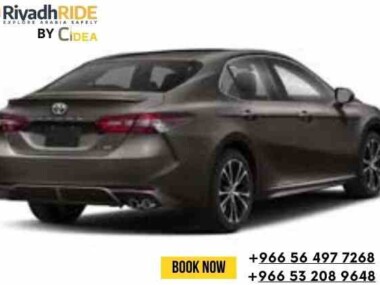 Toyota Camry 2024 Black Back Side View